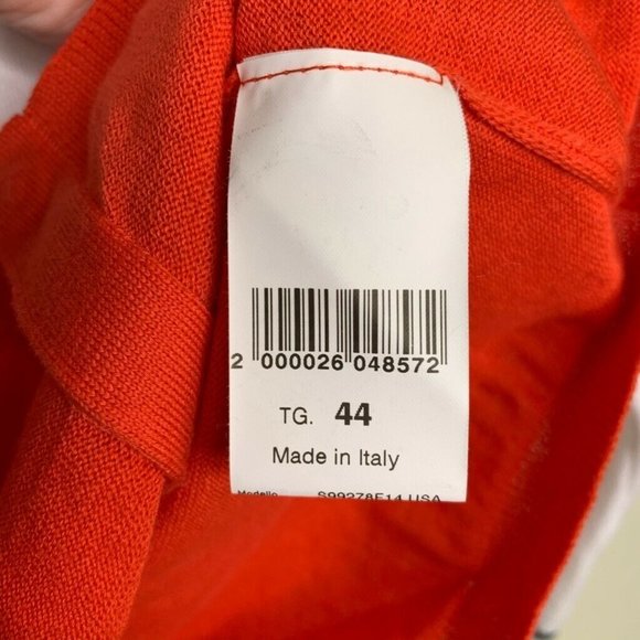 Peserico Tricot Cardigan Sweater White Cotton M - Picture 8 of 9